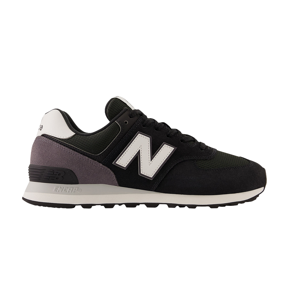 Pre-owned New Balance 574 'black White'