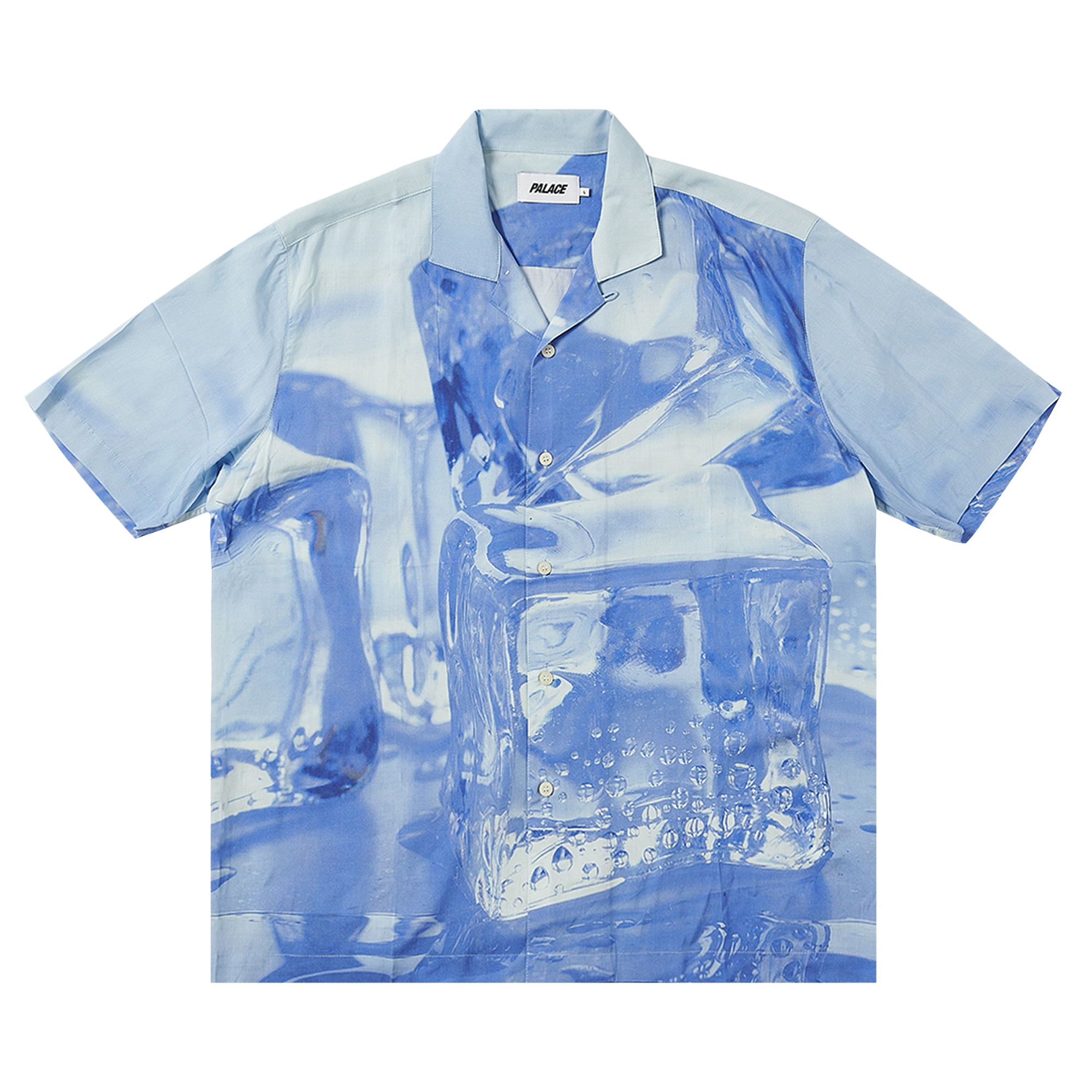 Pre-owned Palace Ultimate Chill Shirt 'crystalised Blue'