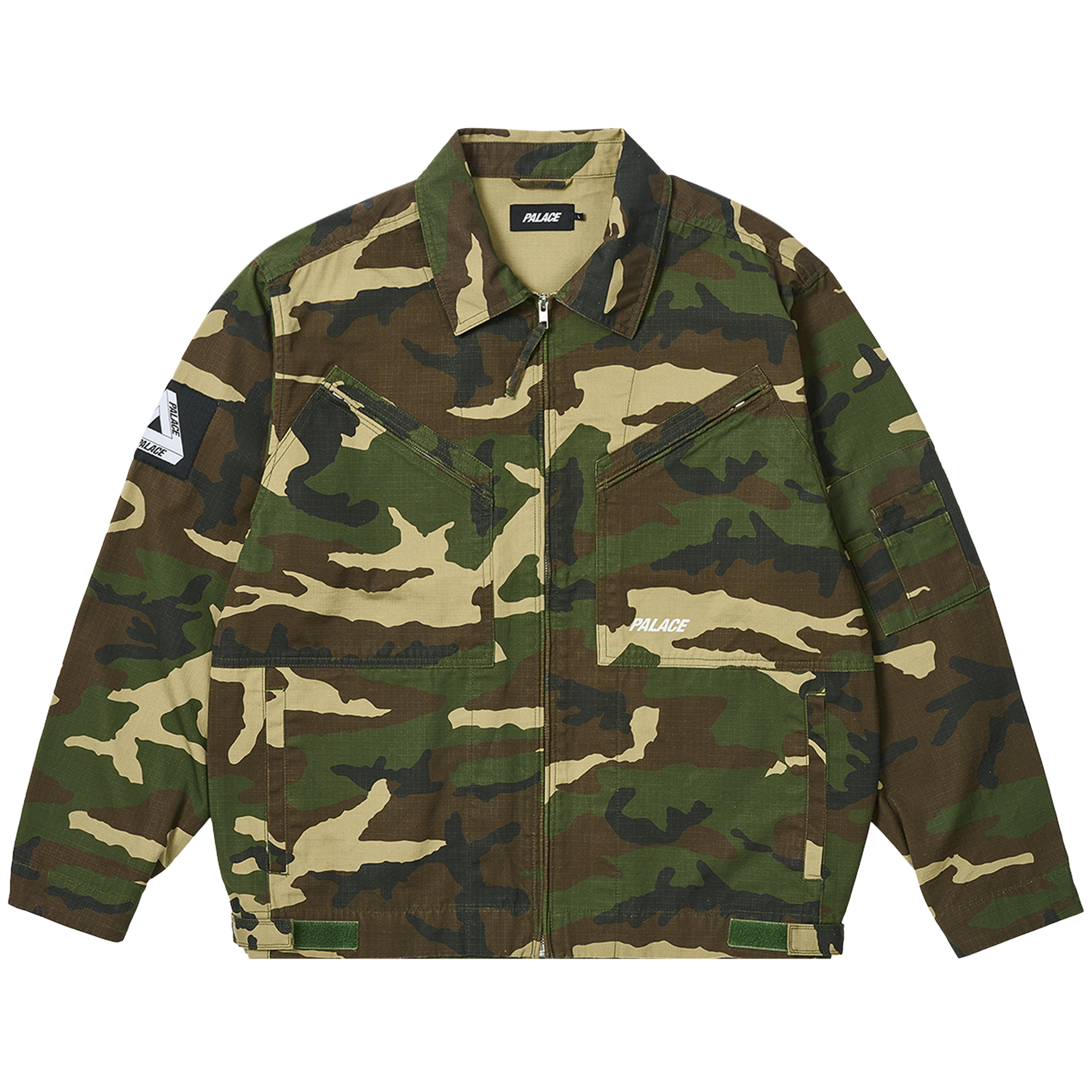 Pre-owned Palace Aviator Jacket 'camo' In Multi-color