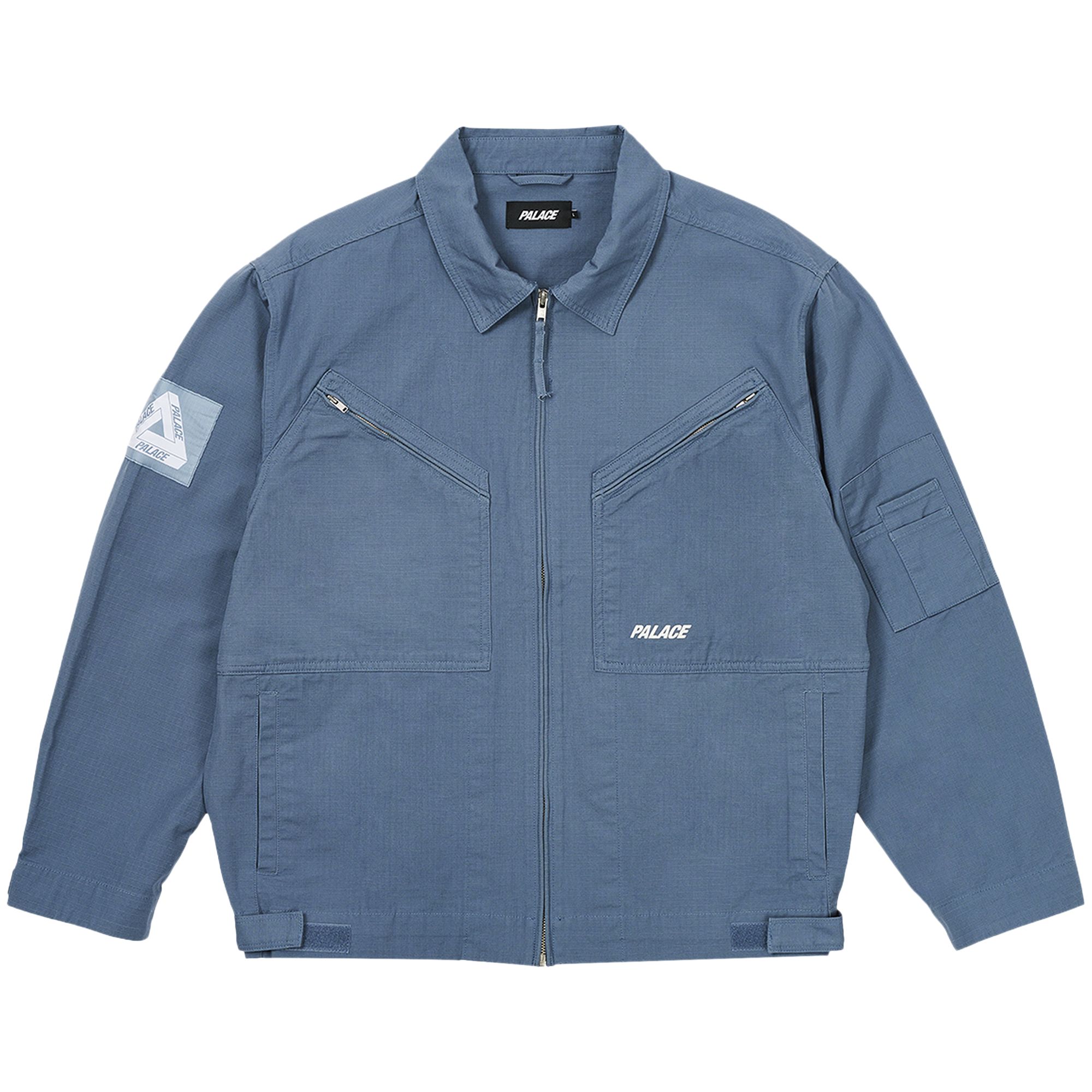 Pre-owned Palace Aviator Jacket 'blue Stone'