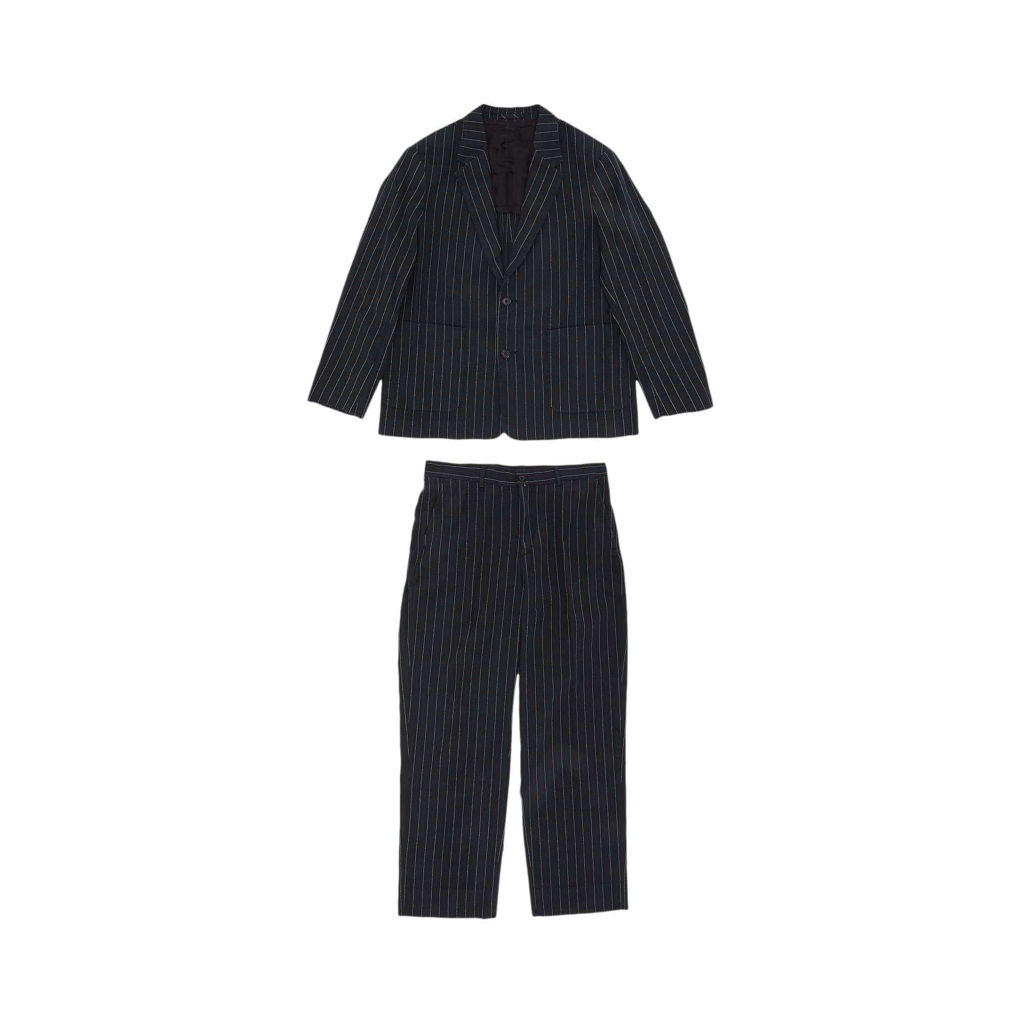Pre-owned Supreme Lightweight Pinstripe Suit 'black' | Men's Size M