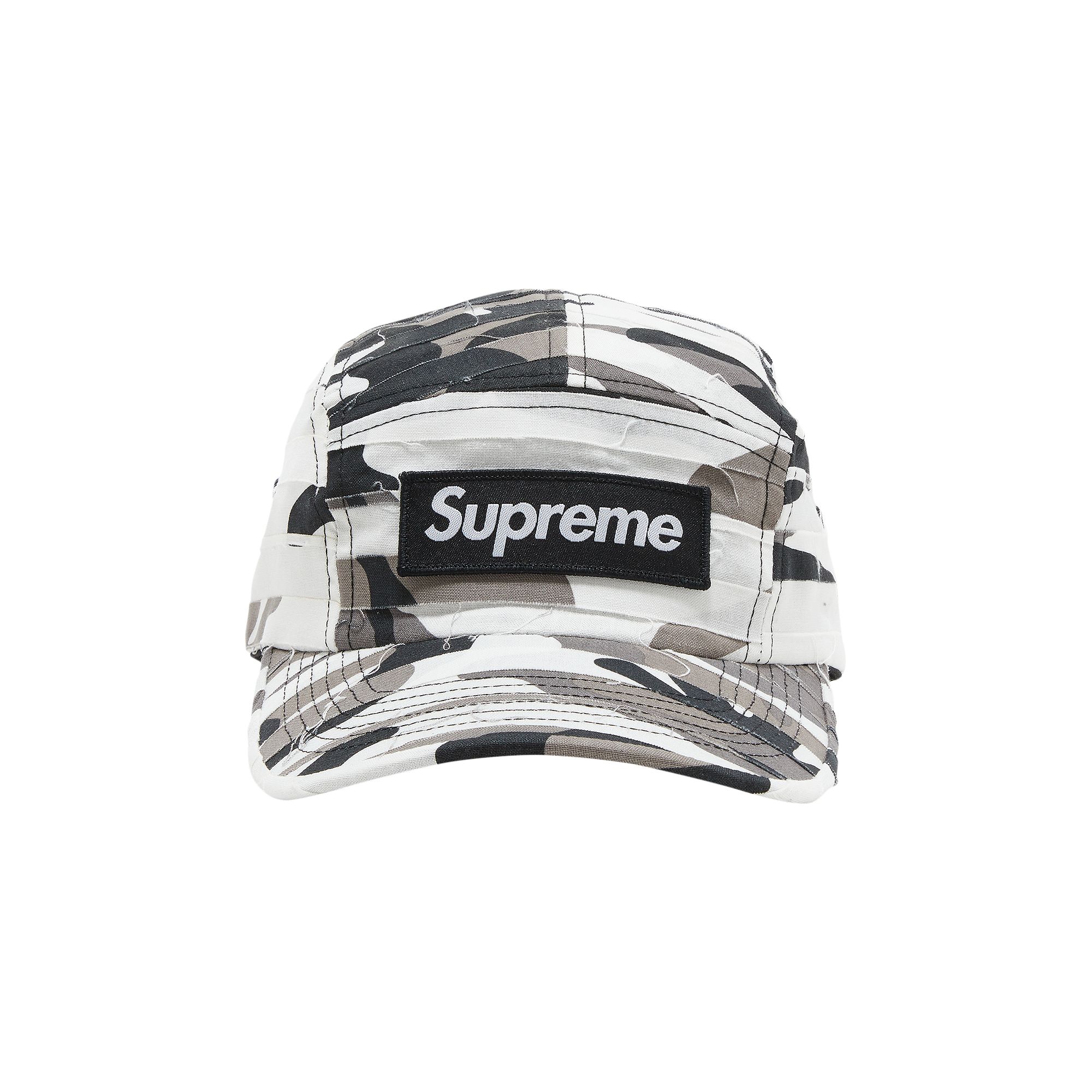 Pre-owned Supreme Layered Camo Camp Cap 'white'