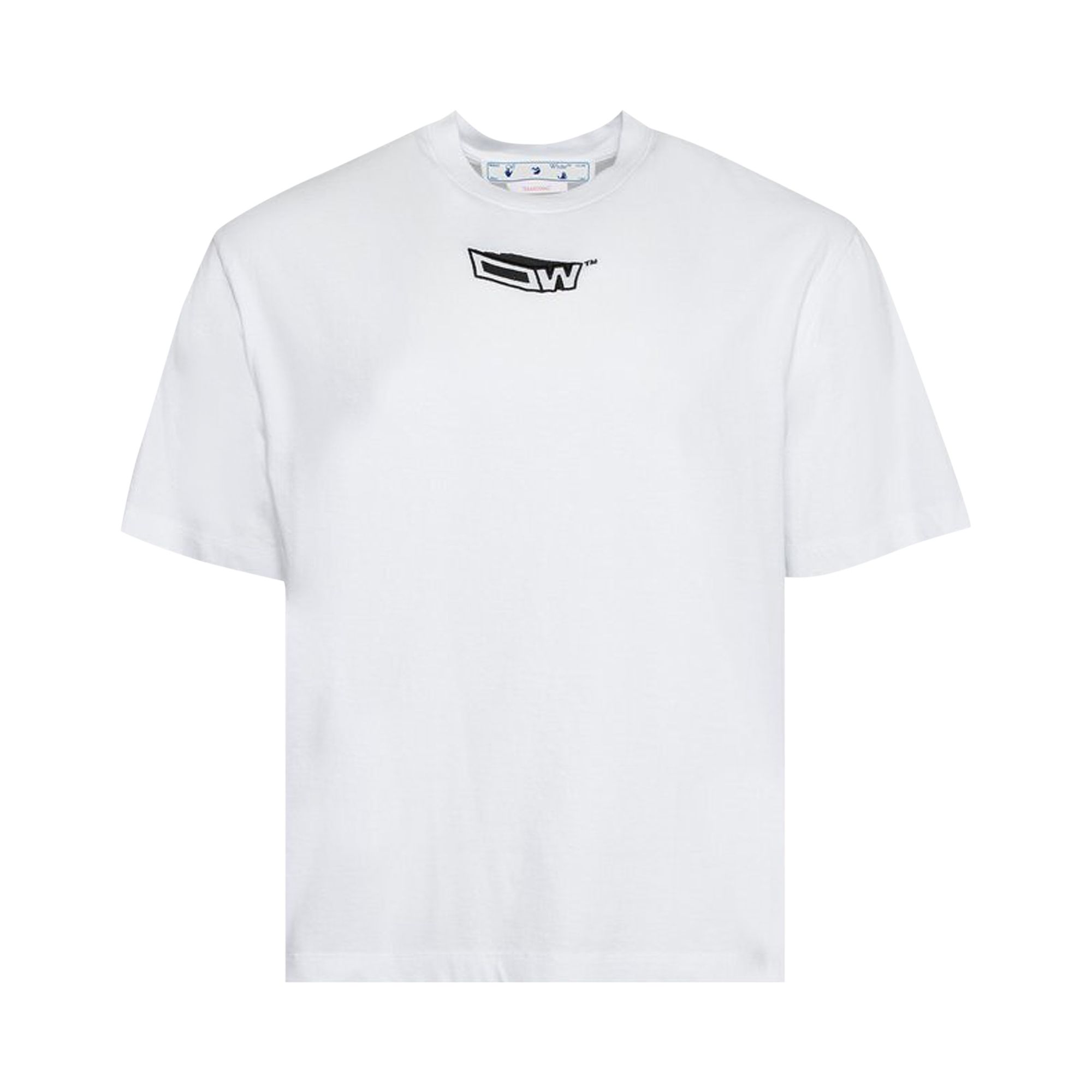 Pre-owned Off-white Graffiti Zine Over Skate Short-sleeve Tee 'white/black'
