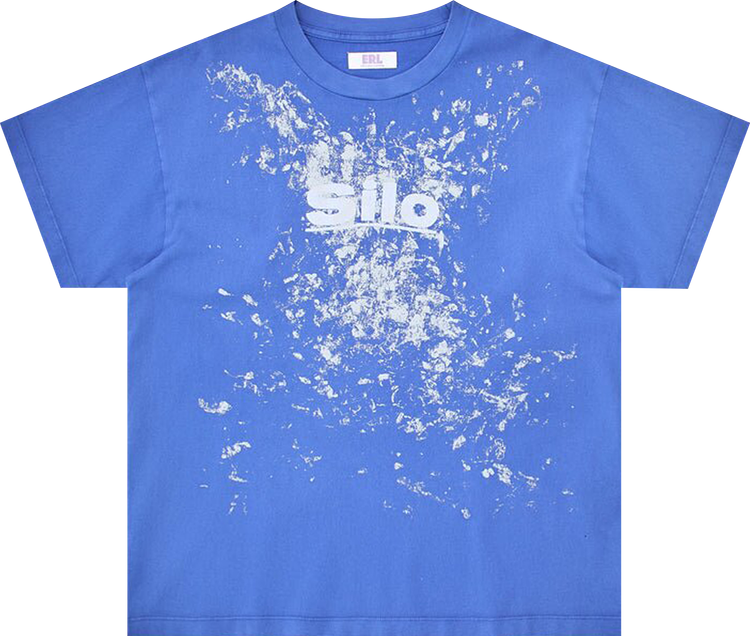 ERL Stained T-Shirt 'Blue'