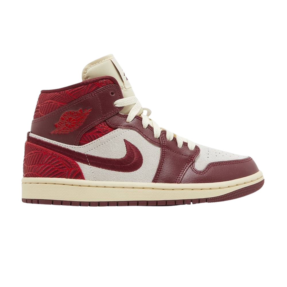 Pre-owned Air Jordan Wmns  1 Mid Se 'lift Up' In Red