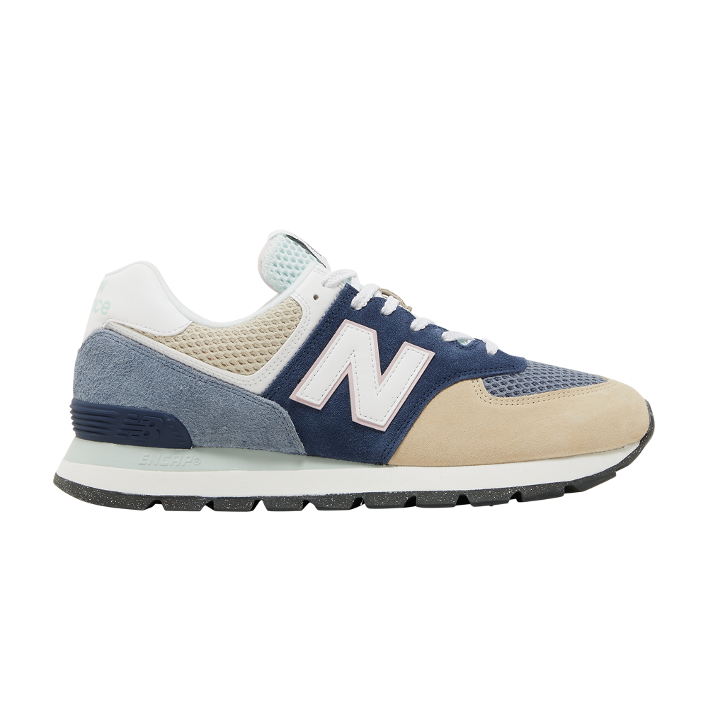 Pre-owned New Balance 574 Rugged 'blue Beige'