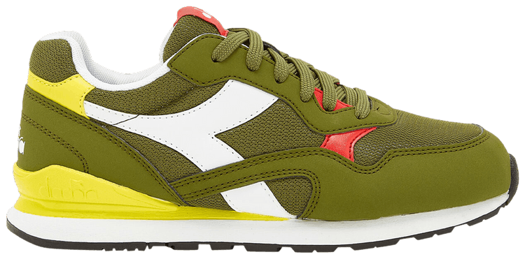 Diadora N92 Big Kid Avocado Vibrant Yellow