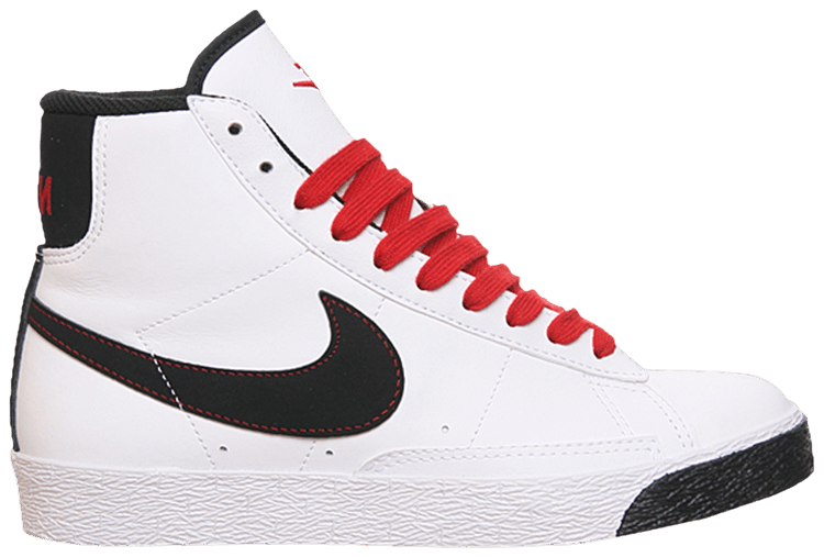 Nike Blazer Mid GS White Black Red