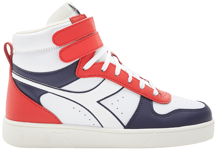 Diadora Magic Basket Mid Big Kid Peacoat Aurora Red