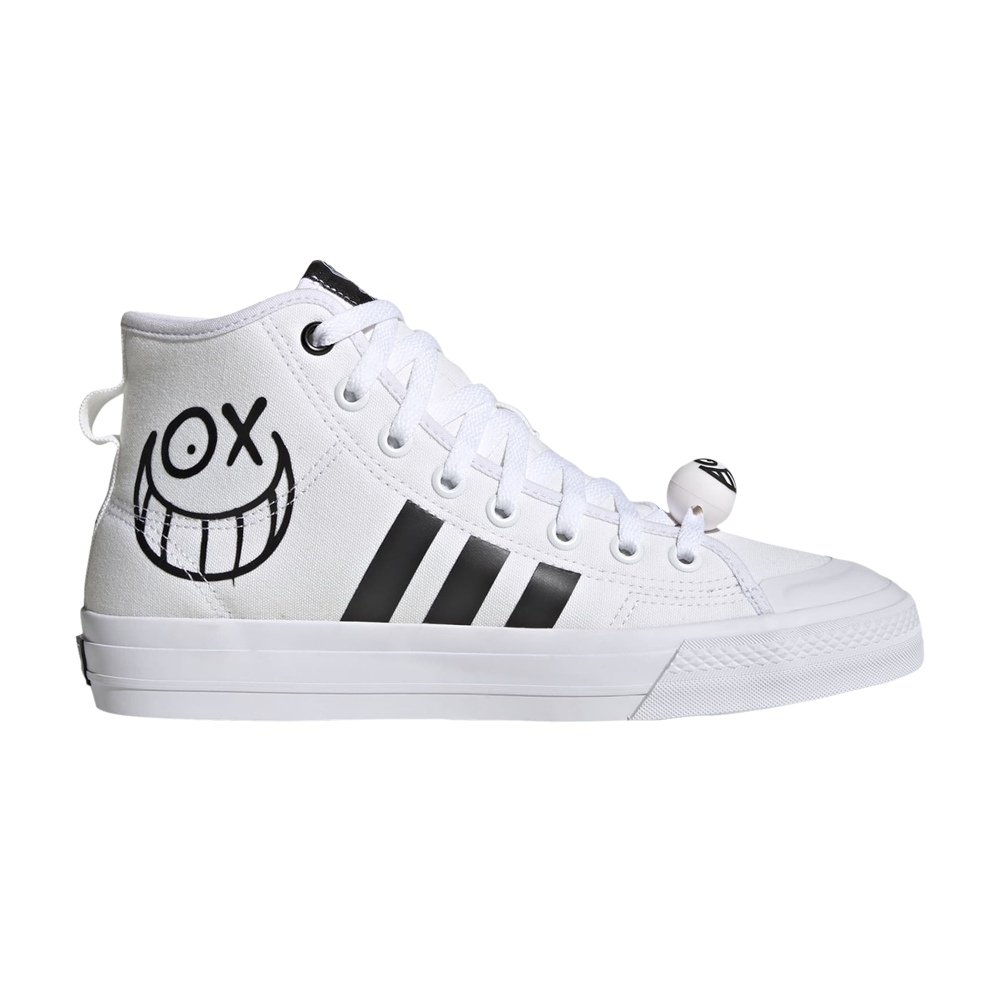 Pre-owned Adidas Originals André Saraiva X Nizza High Rf 'love Union' In White