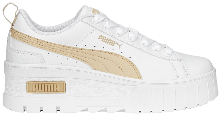 国内配送 PUMA WMNS MAYZE WEDGE WHITE /GRANOLA WMNS) PUMA Mayze Wedge 'White Granola' 386273-06