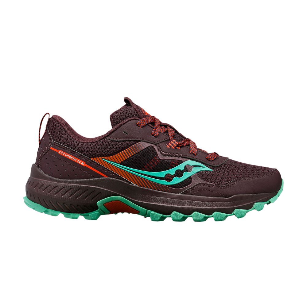 Pre-owned Saucony Wmns Excursion Tr16 'nebula Mint' In Red