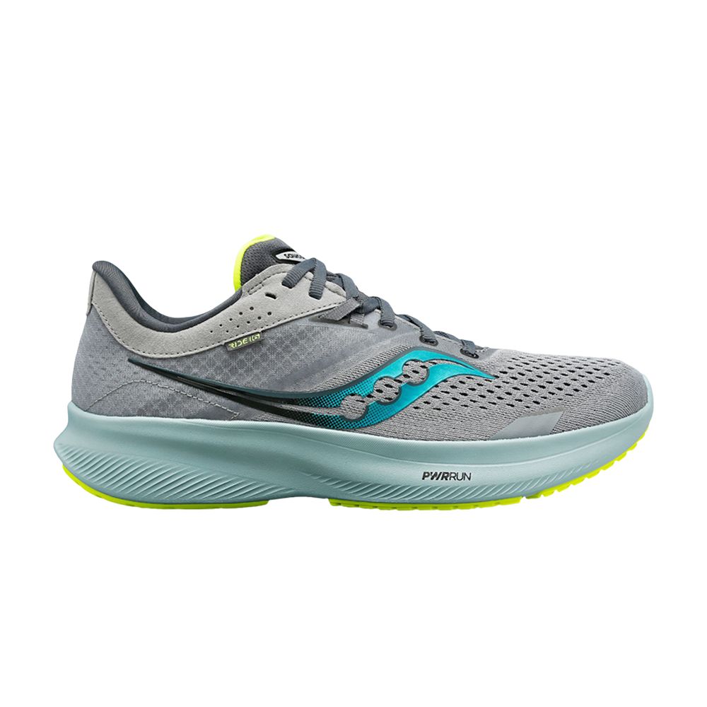 Pre-owned Saucony Ride 16 'fossil Palm' In Grey