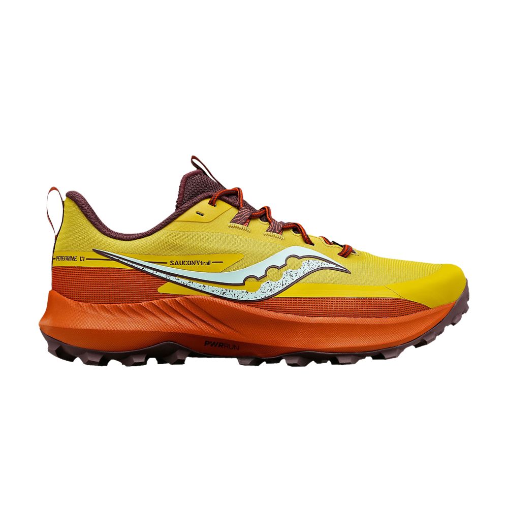 Pre-owned Saucony Peregrine 13 'arroyo' In Yellow