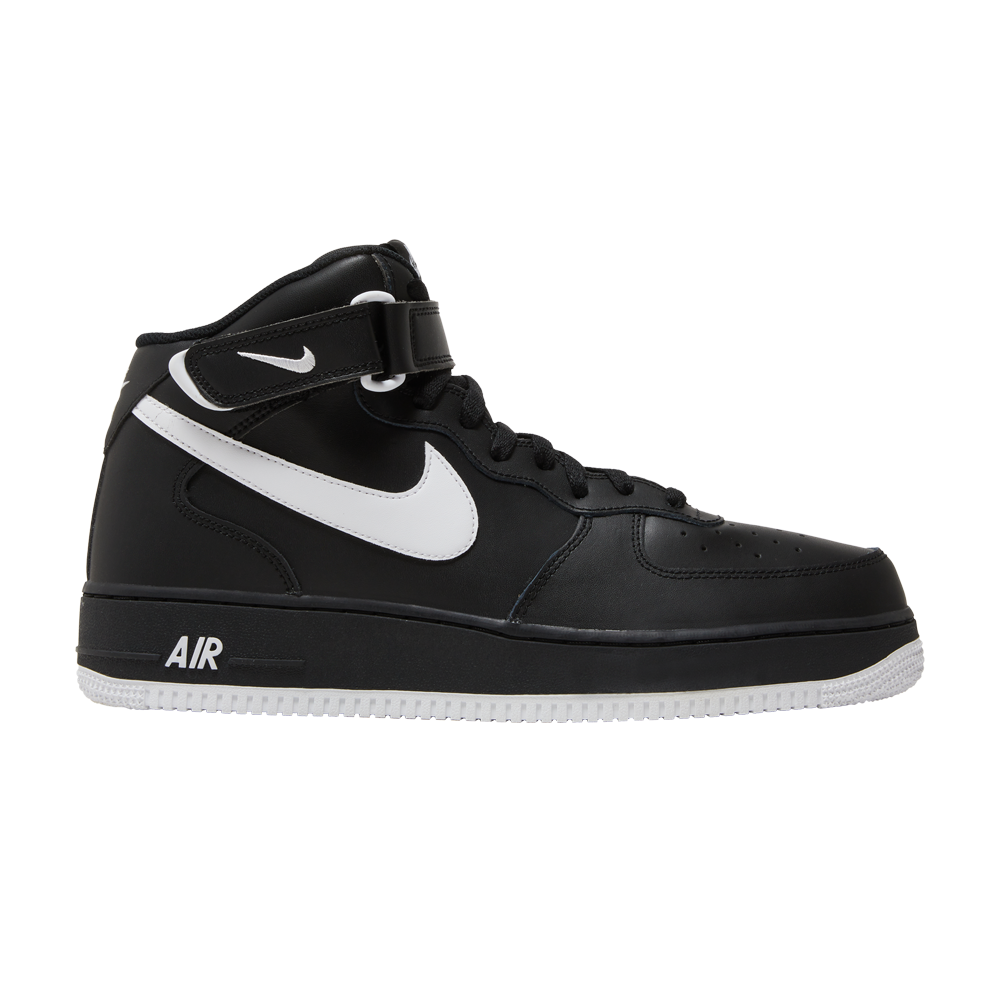 Pre-owned Nike Air Force 1 Mid '07 'black White'