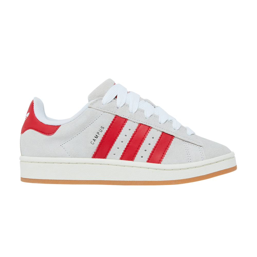 Pre-owned Adidas Originals Wmns Campus 00s 'crystal White Scarlet' In Cream