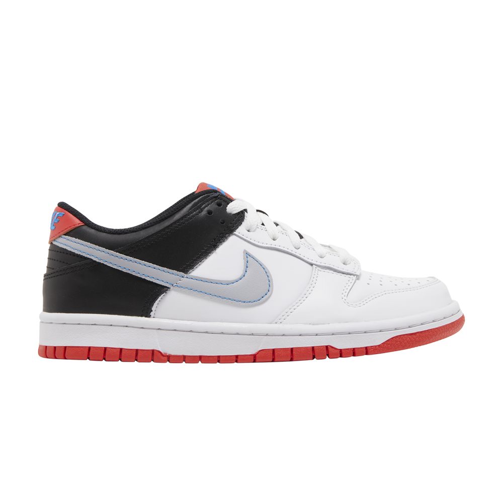 Pre-owned Nike Dunk Low Gs 'spider-man' | White | Kid's Size 4.5