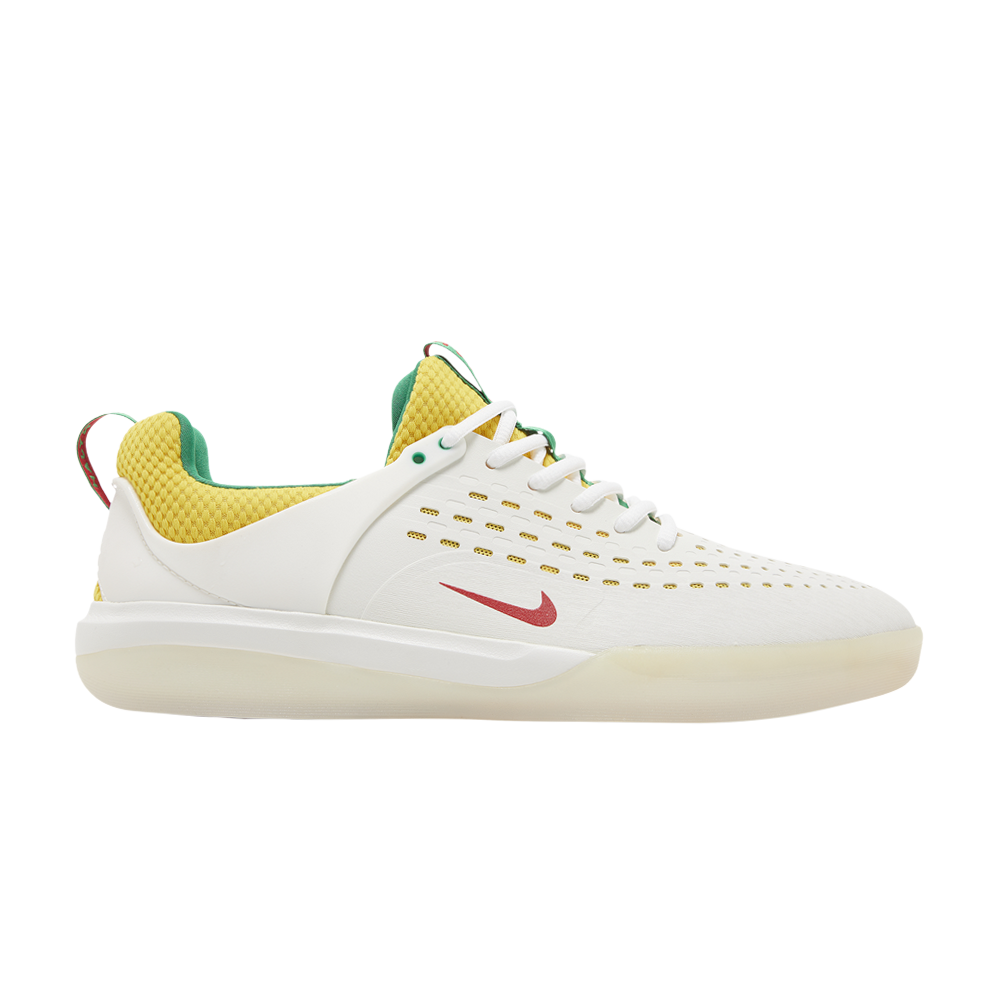 Pre-owned Nike Zoom Nyjah 3 Premium Sb 'rastafarian' In White