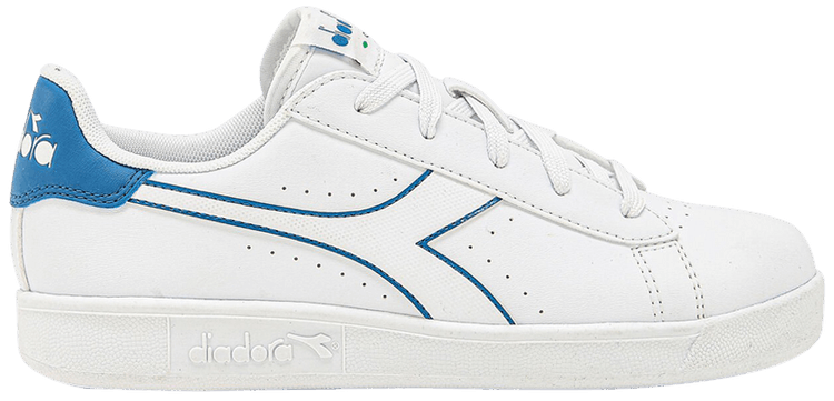 Diadora Game P Big Kid White Blue Vallarta