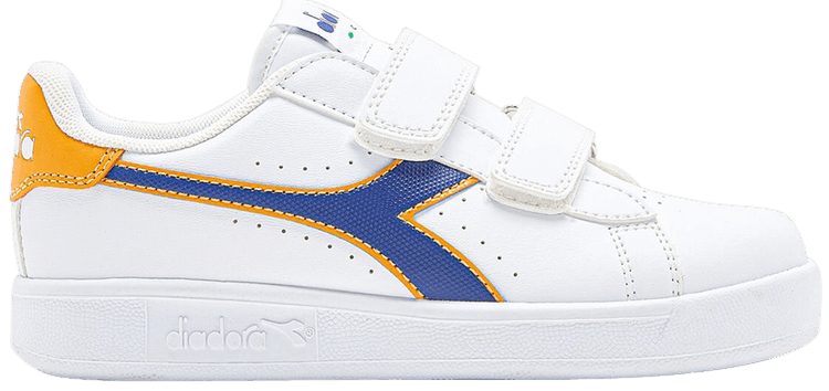 Diadora Game P Little Kid White Blue Quartz