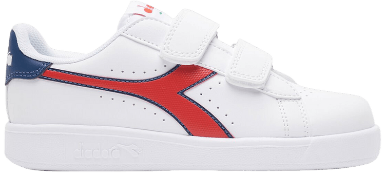 Diadora Game P Little Kid White Aurora Red