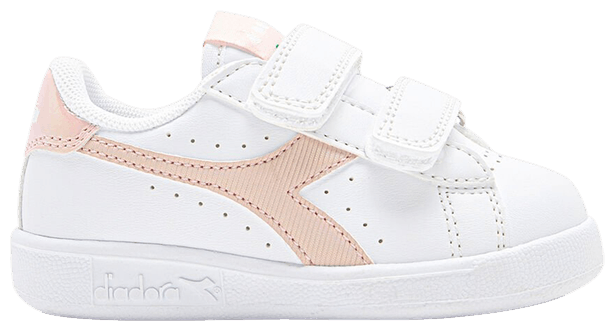 Diadora Game P Toddler White Peach Whip