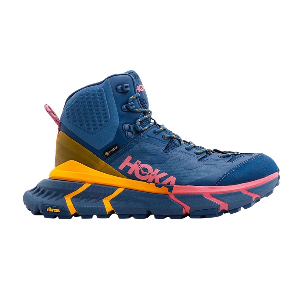 Pre-owned Hoka Wmns Tennine Gore-tex 'moroccan Blue Saffron'