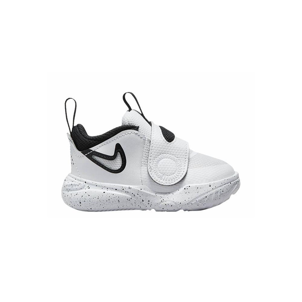 Pre-owned Nike Team Hustle D11 Td 'white Black' | Infant Size 4