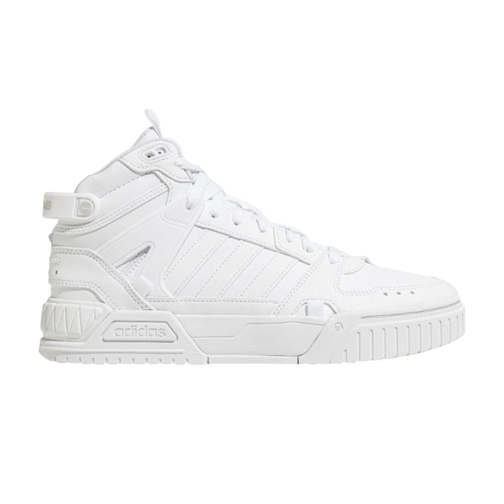 Pre-owned Adidas Originals Neo D-pad Mid 'triple White'