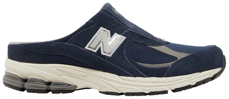 靴 New Balance 2002R Mule \"Gray/Navy\" New Balance 2002R Mule Dark Grey Navy - POIZON