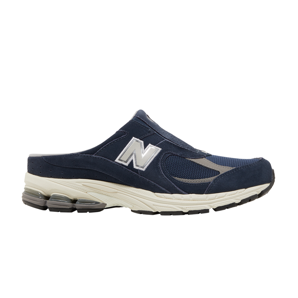 Pre-owned New Balance 2002r Mule 'navy Marblehead' In Blue