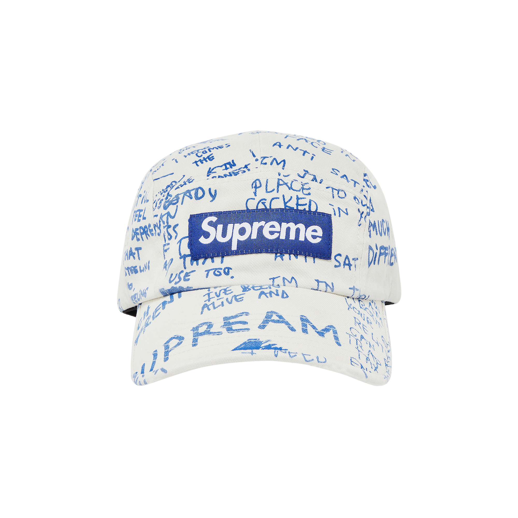 Pre-owned Supreme Gonz Poems Camp Cap 'white'