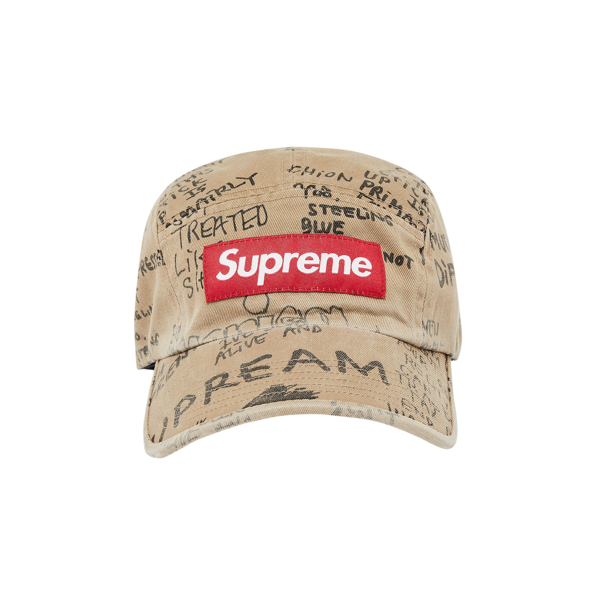 Pre-owned Supreme Gonz Poems Camp Cap 'khaki' | Tan | Men's Size Onesize