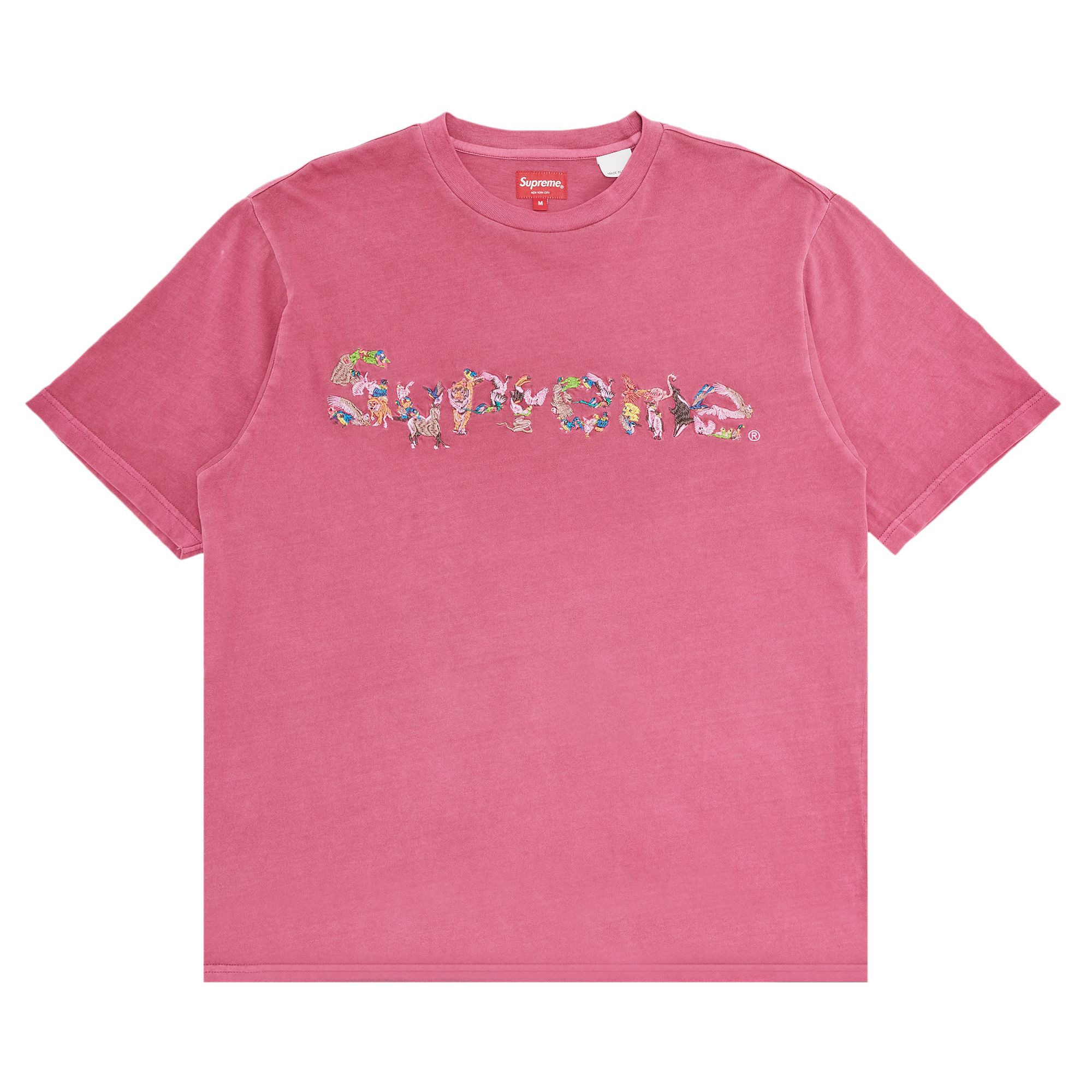 Supreme Animal Kingdom Short-Sleeve Top 'Magenta' | Pink | Men's Size L