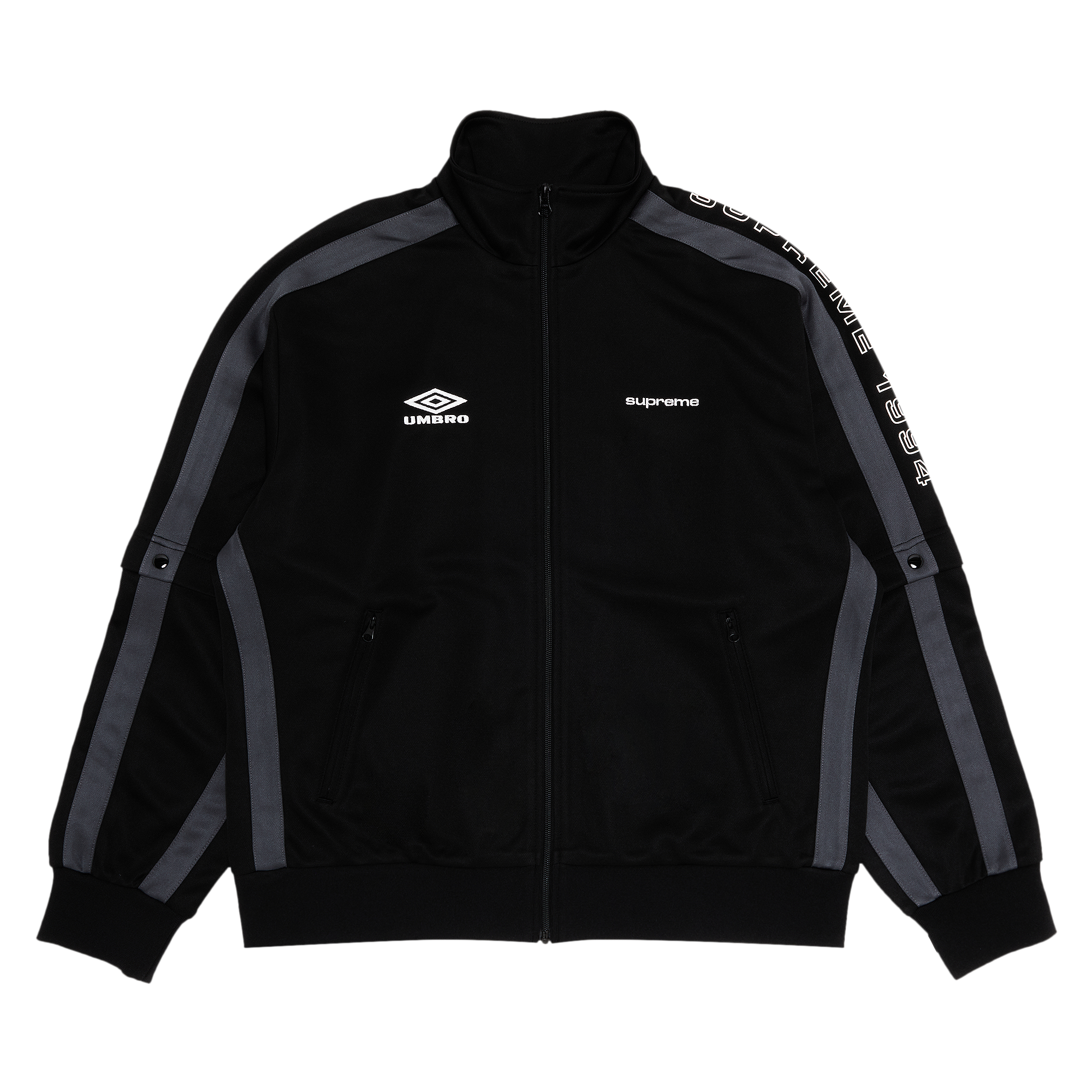 Pre-owned Supreme X Umbro Snap Sleeve Jacket 'black'