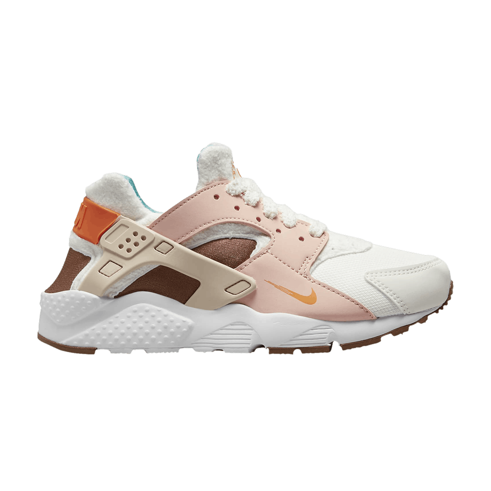 nike huarache run gs white