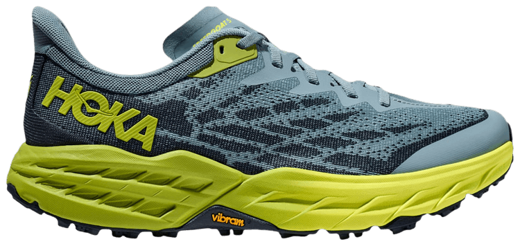 HOKA Speedgoat 5 Stone Blue Citron