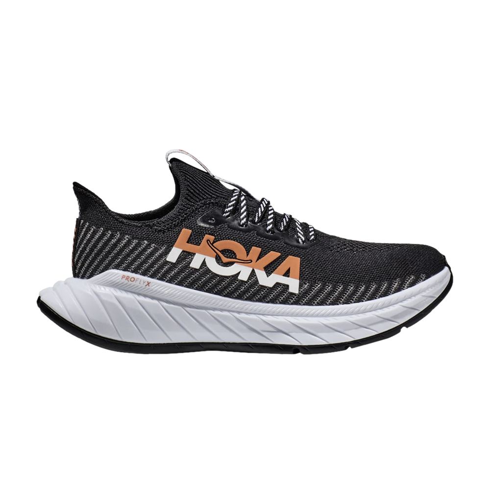 Pre-owned Hoka One One Carbon X 3 'black White'