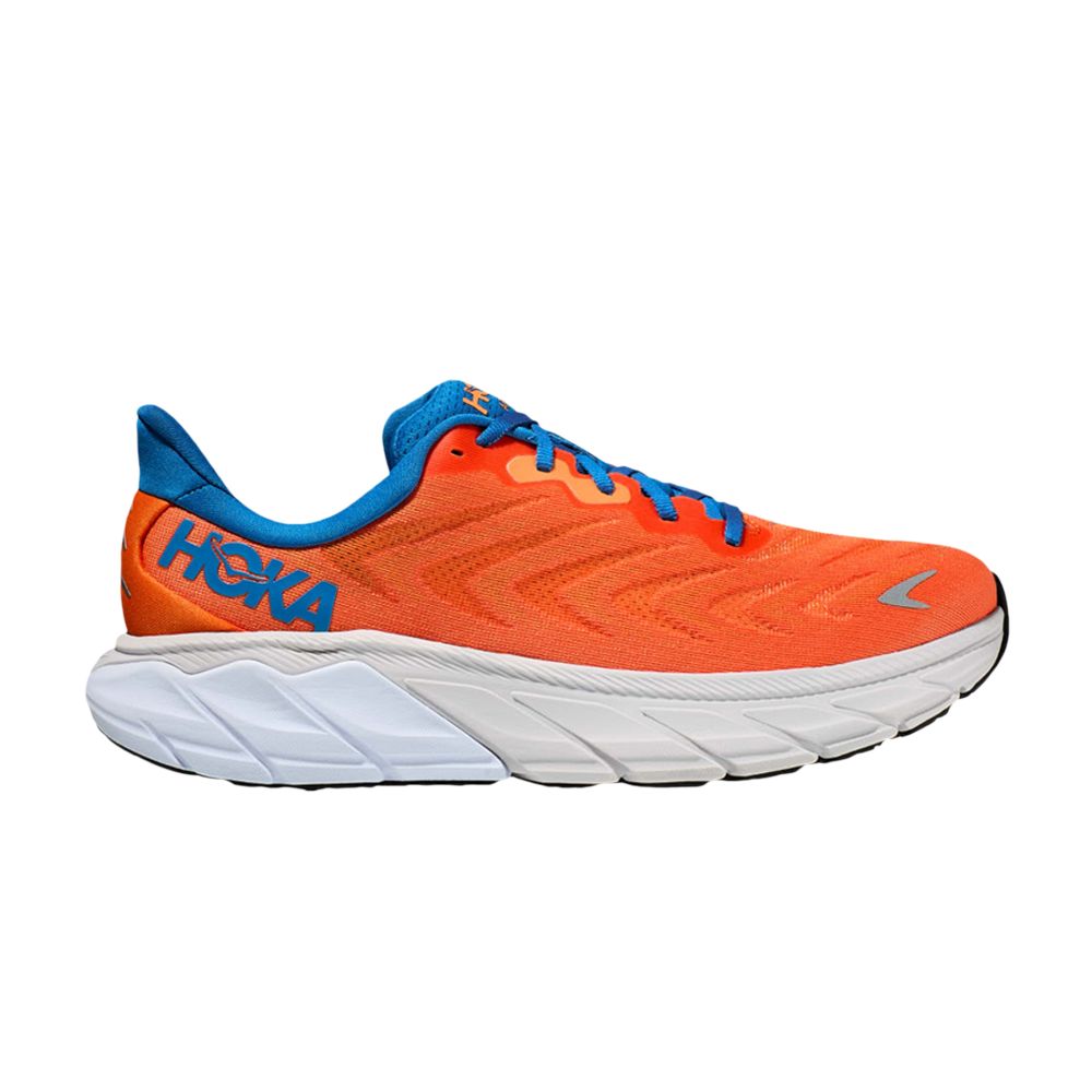 Pre-owned Hoka One One Arahi 6 'vibrant Orange Coastal Sky'