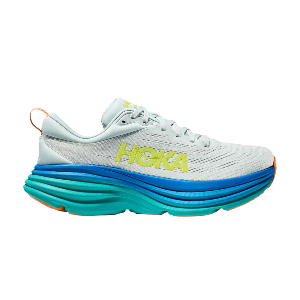 Hoka One One Bondi 8 'Ice Flow Bit Of Blue' | Men's Size 10.5