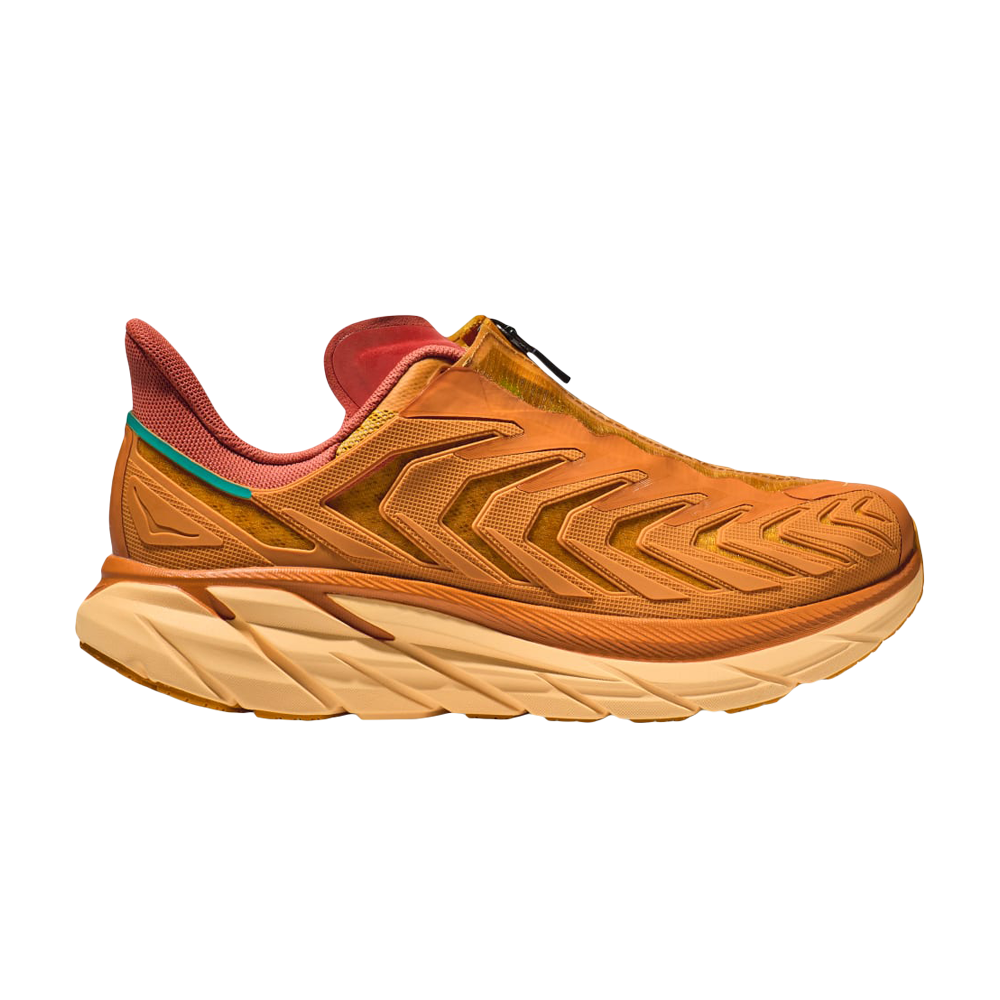 Pre-owned Hoka One One Project Clifton 'desert Sun' In Brown