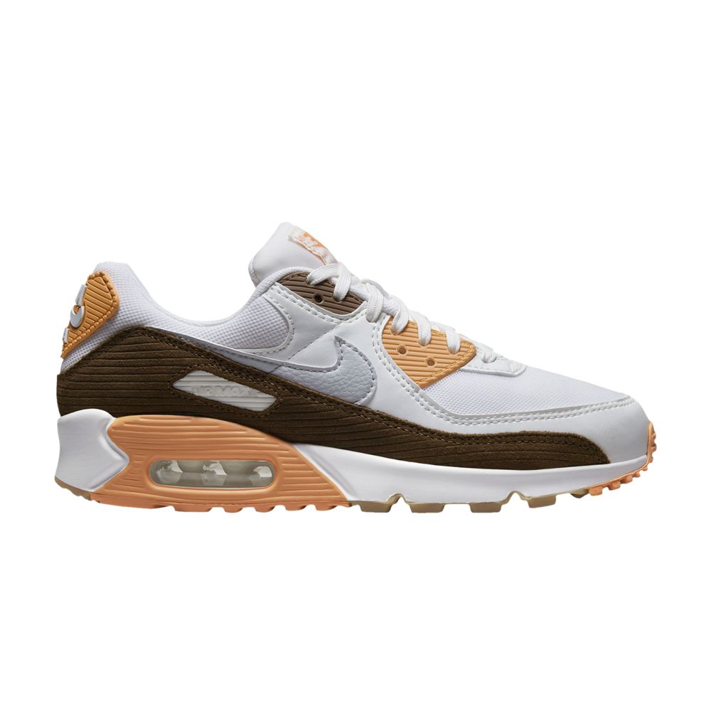 Click to view more detailed imagery on our partner's website Pre-owned Nike Wmns Air Max 90 Se 'brown Corduroy' In White