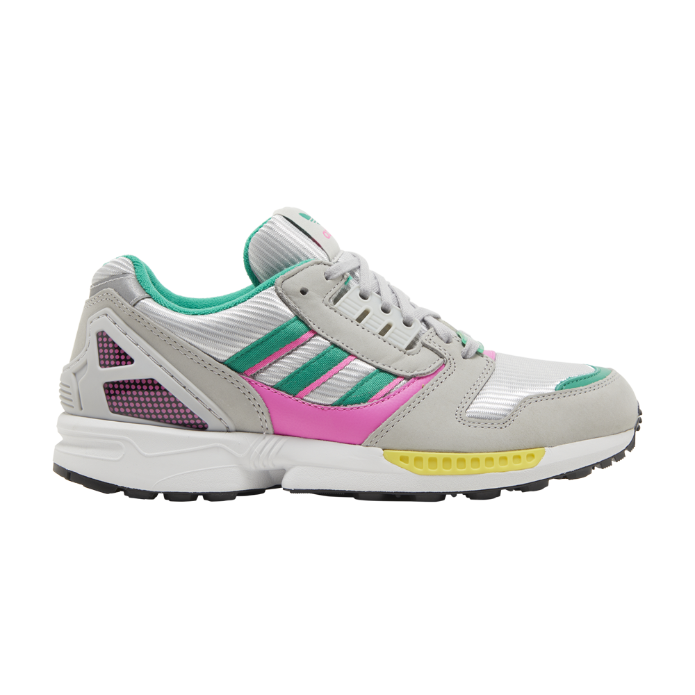 Pre-owned Adidas Originals Zx 8000 'grey Court Green Pink'