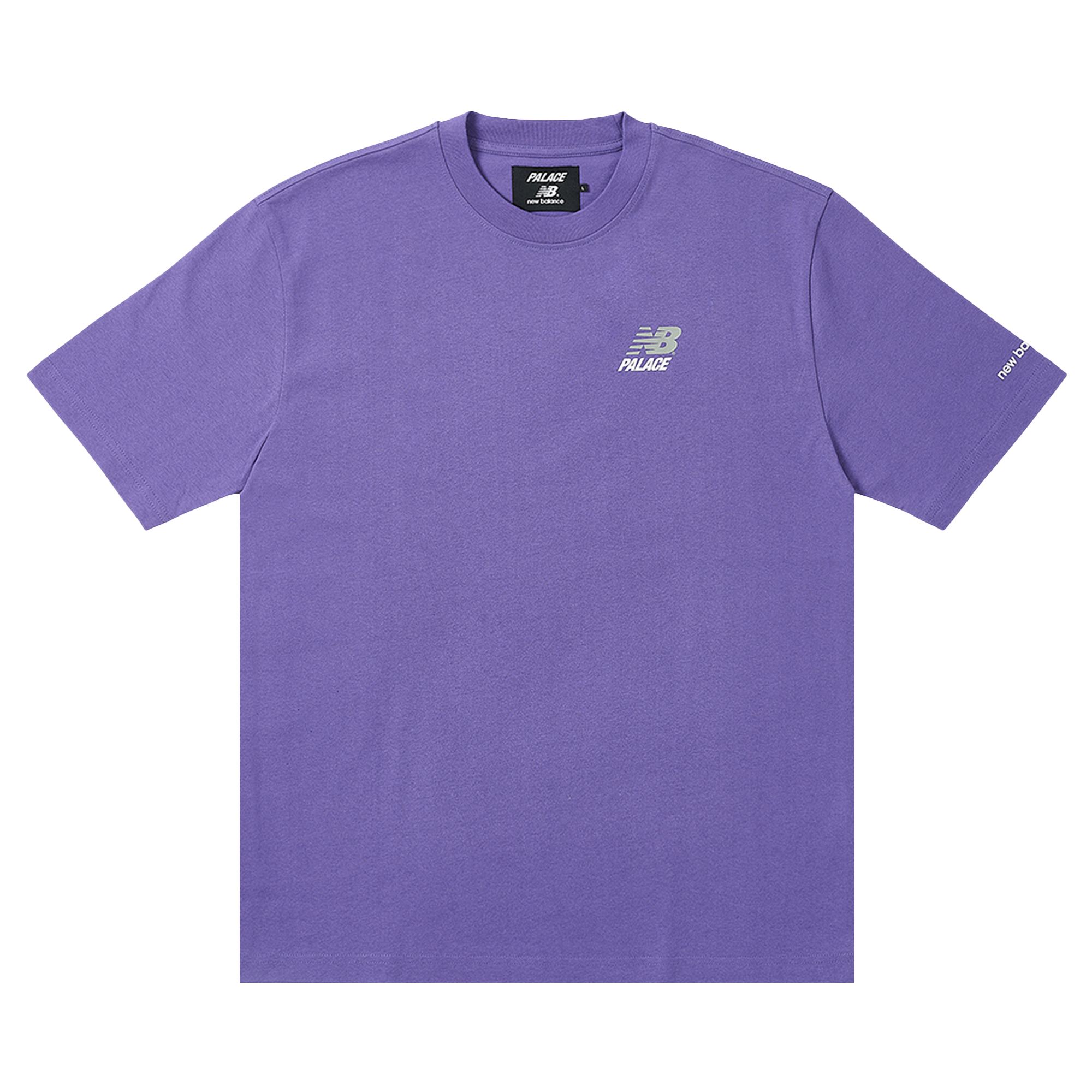 Pre-owned Palace X New Balance Logo T-shirt 'purple'