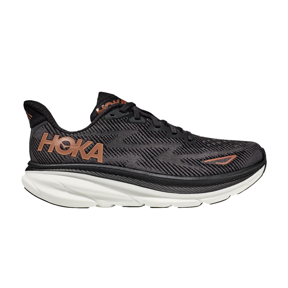 Pre-owned Hoka One One Wmns Clifton 9 'black Copper'