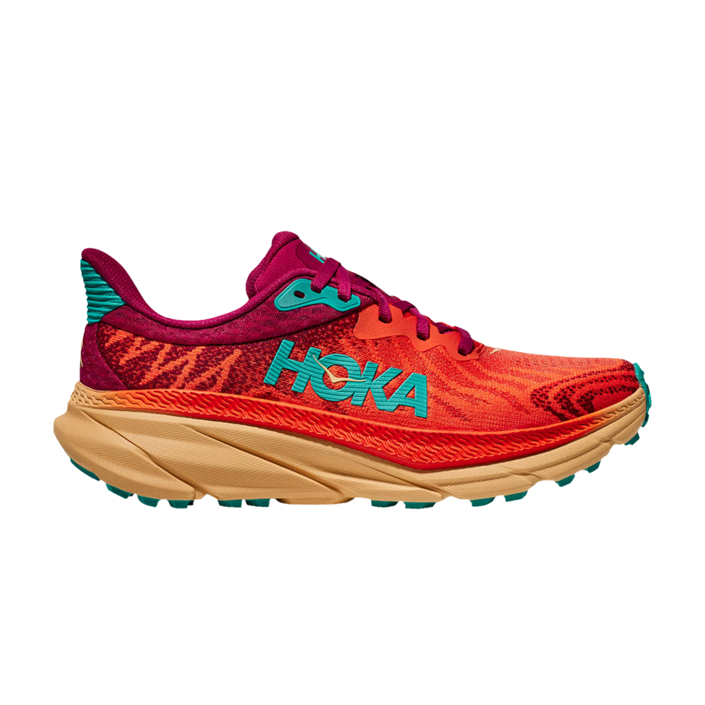 Pre-owned Hoka One One Wmns Challenger Atr 7 'flame Cherries Jubilee' In Red