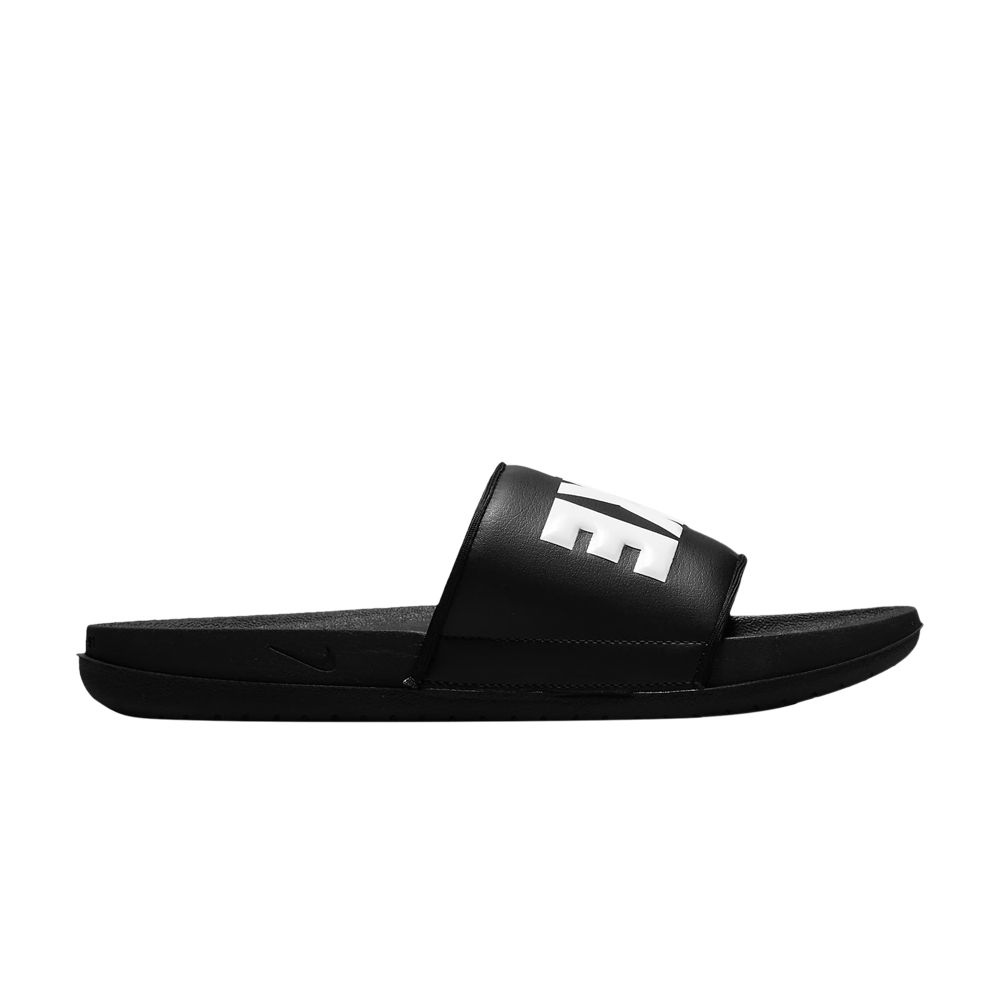 Pre-owned Nike Wmns Offcourt Slide 'black White'