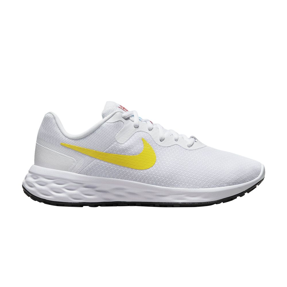 Pre-owned Nike Wmns Revolution 6 Next Nature 'white Opti Yellow'
