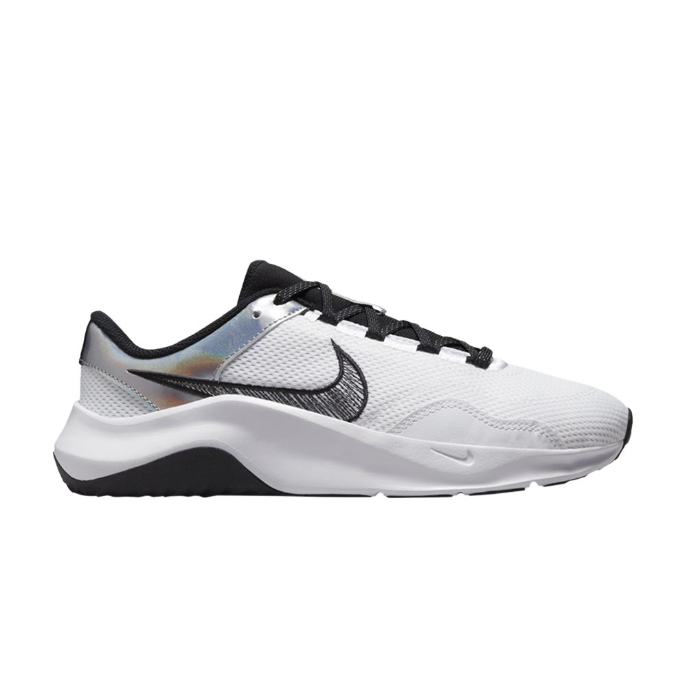 Nike Wmns Legend Essential 3 Next Nature Premium 'White Black Iridescent' | Women's Size 9
