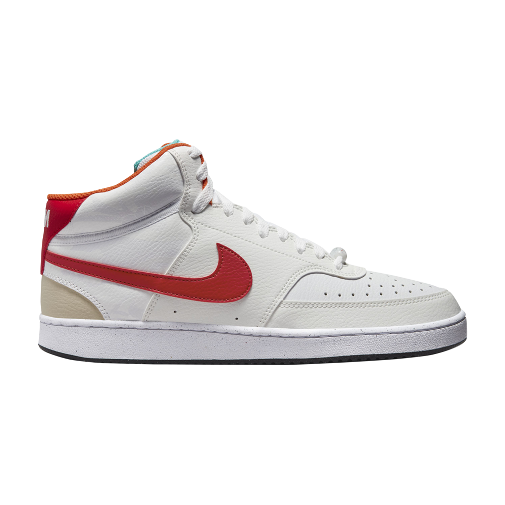 Pre-owned Nike Court Vision Mid Next Nature 'leap High' In White